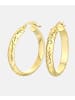 Vanlere Creolen aus 375 Gelbgold