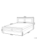 Beliani Doppelbett OLIVET in Weiß - (W) 169 x (H) 92 x (L) 208 cm