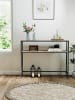 VASAGLE Flurtisch Barnet in Helles Elfenbein - (B)100 x (H)80 x (T)20 cm