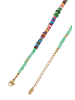 usha FESTIVAL Women Necklace With Lobster Clasp in Green Multicolor White
