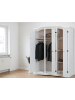 ebuy24 Kleiderschrank New Mexico Weiß 152 x 54 cm