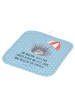 Mr. & Mrs. Panda Topflappen Seeigel mit Spruch in Blau Pastell