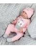 TupTam Baby Bekleidungsset Langarmbody Hose Mütze3 teilig in apricot