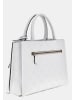 Guess Handtasche Jena Elite Luxury in White logo