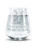 Mr. & Mrs. Panda Trinkglas Pinguin Pärchen mit Spruch in Transparent