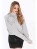 DreiMaster Vintage Women Sweater in grey melange