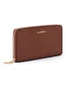 Lazarotti Bologna Leather XL Zip-Around Geldbörse Leder 19 cm in brown