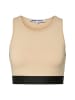 9N1M SENSE 9N1M SENSE Cropped T-Shirts in softmocca