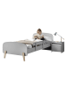 58 aufm Kessel KINDERZIMMER Set Karilynn 3 Massivholz+MDF hellgrau
