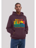 F4NT4STIC Hoodie US National Parks Rocky Mountain Sunset in maroon