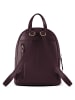 Lazarotti Bologna Leather City Rucksack Leder 27 cm in burgundy