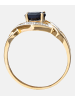 Diamant L'éternel Ring aus 375 Gelbgold mit Diamant mit Saphir