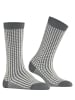 Burlington Pepita Socke in Dark grey