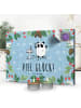 Mr. & Mrs. Panda Adventskalender Panda Glück mit Spruch in Eisblau