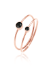 Elli Ring 925 Sterling Silber Ring Set in Rosegold