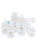 NUK 8-tlg. Starter-Set Perfect Match - 4x PP-Flasche (150 in weiss,motiv