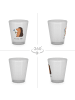 Mr. & Mrs. Panda Schnapsglas Igel Blumen ohne Spruch in Transparent