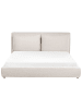 Beliani 10-tlg Wasserbett BAJONNA in Beige/Schwarz