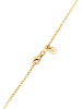 Elli Halskette 925 Sterling Silber Kugel in Gold