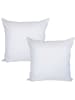 JACK 2er Set Outdoor Kissenhülle 45x45cm Uni in Weiß