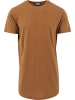 Urban Classics Long Tees in toffee