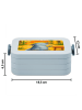 Mr. & Mrs. Panda Brotzeitbox Axolotl Tequila Design ohne Spruch in Blau Pastell