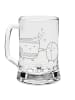 Mr. & Mrs. Panda Gravur Bierkrug Kaffee Bohne ohne Spruch in Transparent