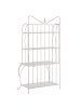 Beliani Badezimmerregal PAVONA in Beige - (W) 94 x (H) 170 x (L) 50 cm