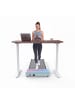 ABRIHOME Laufband in Blau mit 15% Steigung 150 kg und Fernbedienung