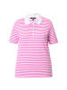 Ulla Popken Poloshirt in kräftiges pink