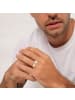 KUZZOI Ring für Herren in silber