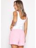 SASSYCLASSY Top mit Ziernaht in Weiß