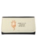 Mr. & Mrs. Panda Wallet Katze Umarmen mit Spruch in Gelb Pastell