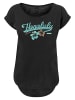 F4NT4STIC Long Cut T-Shirt PLUS SIZE Honolulu in schwarz