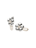 PURELEI Ohrringe Floral Pearly in Silber