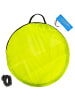 tectake Pop-Up Strandmuschel Jasmin 220 x 120 x 100 cm, blau/gelb
