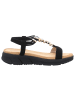 Artiker Keilsandalette in schwarz