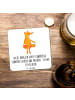 Mr. & Mrs. Panda Bierdeckel Fuchs Laterne mit Spruch in Weiß