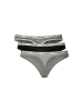 Calvin Klein Grau Damen Thong aus Baumwolle