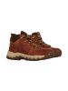 Caterpillar Threshold Rebound Trek – Hohe Sneaker aus Leder Braun