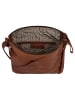 SPIKES & SPARROW Umhängetasche echt Leder in cognac