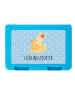 Mr. & Mrs. Panda Brotdose Fuchs Mama mit Spruch in Blau Pastell