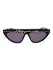 Sting Unisex Sonnenbrille Katzenauge Schwarz