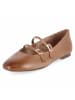 Tamaris Spangenballerinas in braun