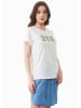 Organication T-Shirt "WOR17235" in Cremeweiß