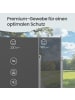SONGMICS Seitenmarkise Sheld in Anthrazit - (B)400 x (H)200 cm