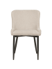 Beliani 2er-Set Esszimmerstuhl EVERLY in Beige/Schwarz