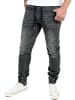 RESLAD Jeans Denim Jogginghose in schwarz