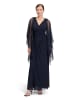 Vera Mont Cape im Glitzer-Look in Blue/Black