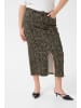 KAFFE curve Rock KCleonoma Regular fit in Feather Gray / Black Animal